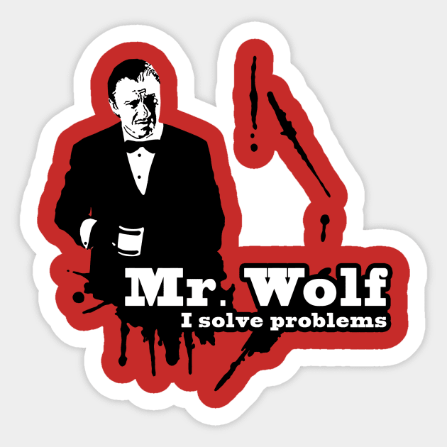 Mr. Wolf Sticker by dutyfreak